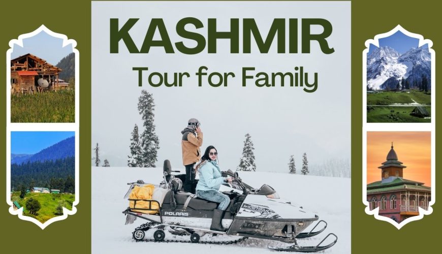 Family enjoying during Kashmir tour