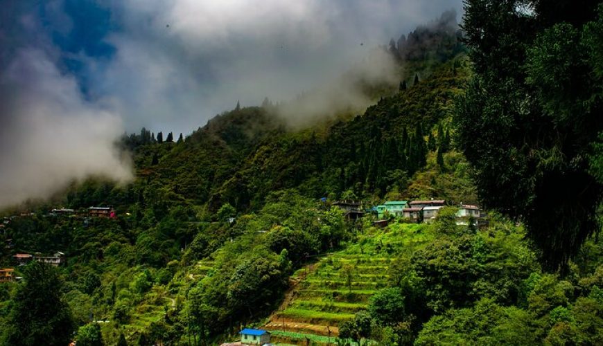 View from Tiger Hill in Darjeeling